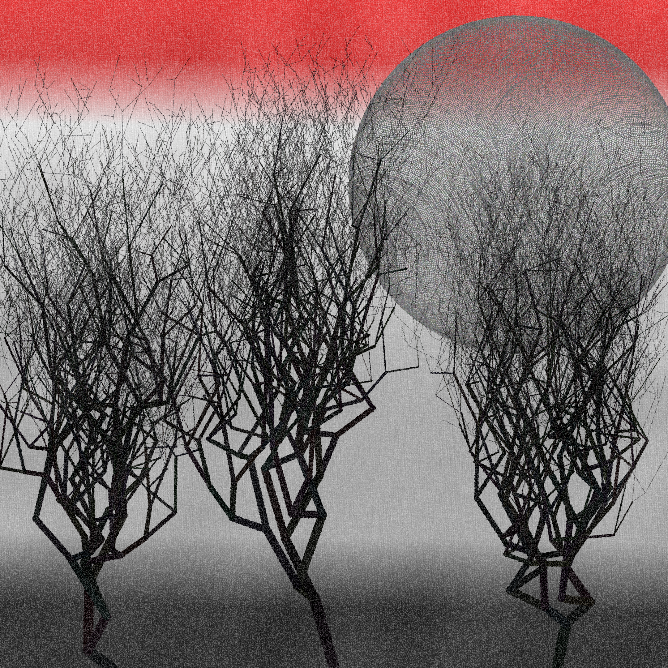 Three dead trees on earth #18 static token preview