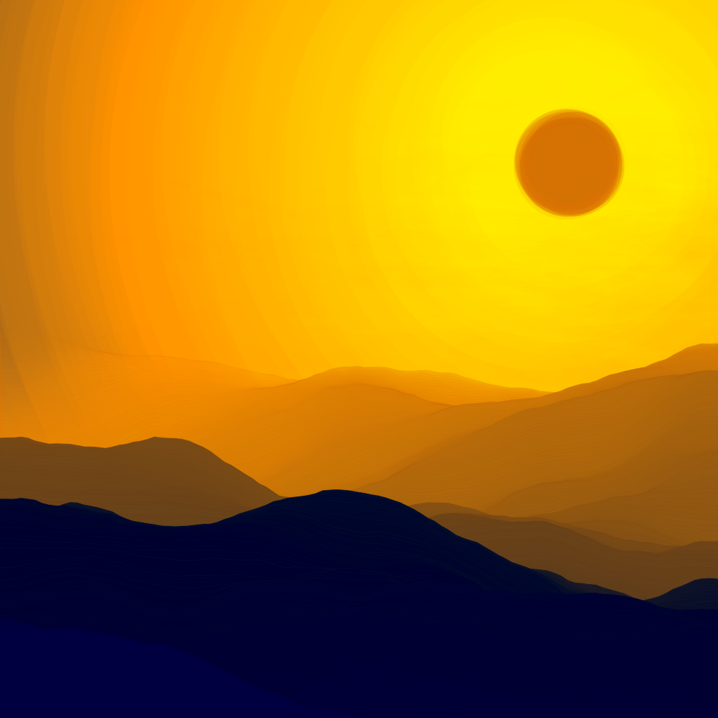 Valley at Dawn #46 static token preview