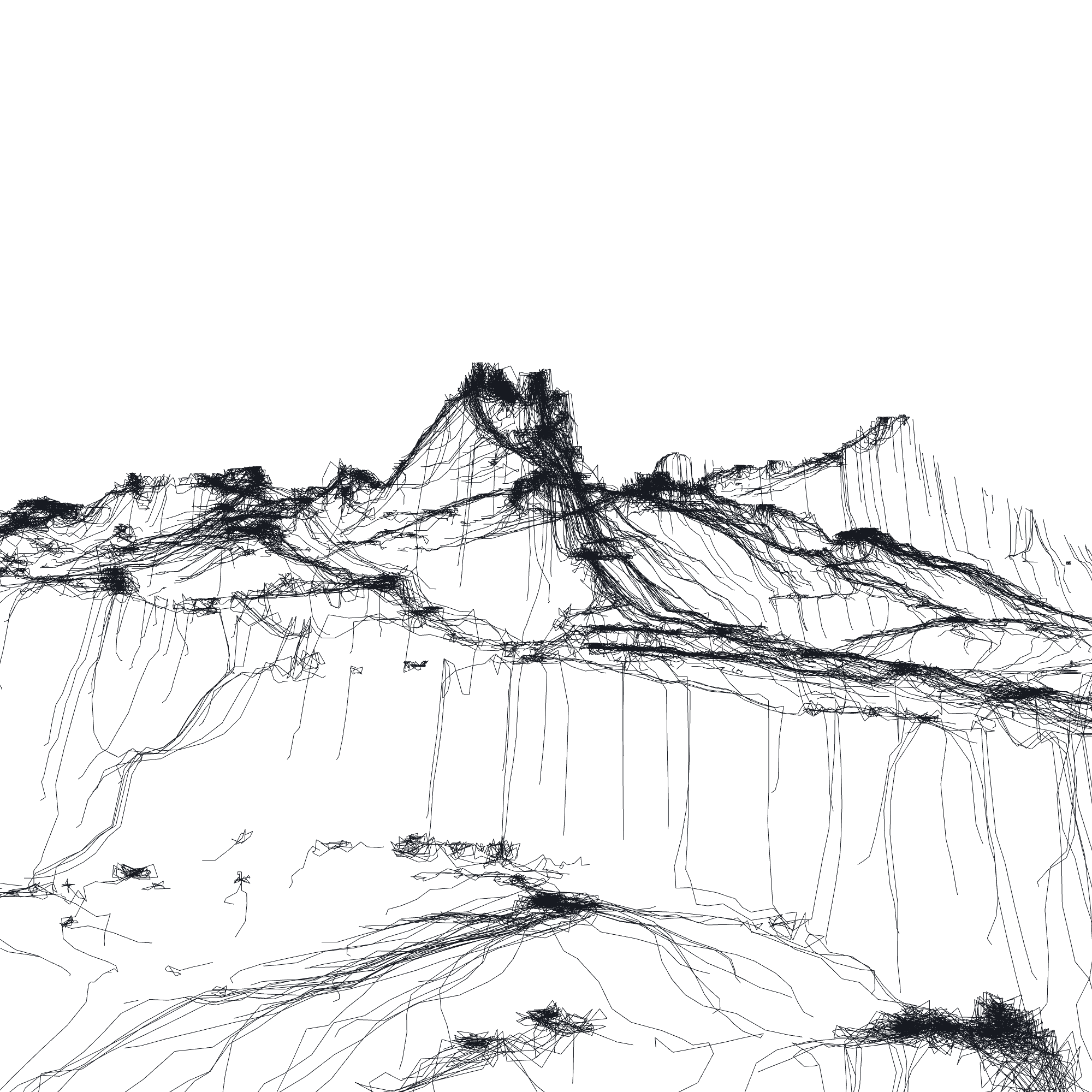 Ridge Scribbles #45 static NFT preview
