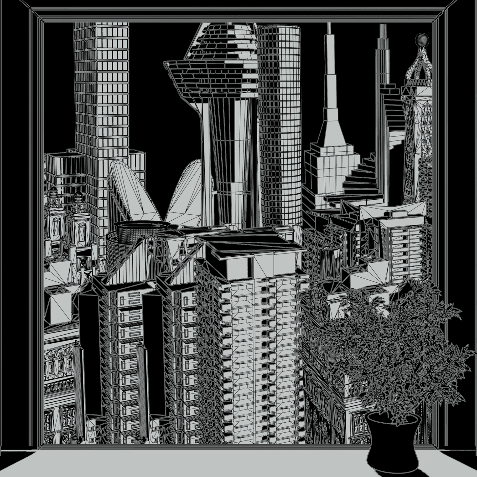 City View #420 static NFT preview