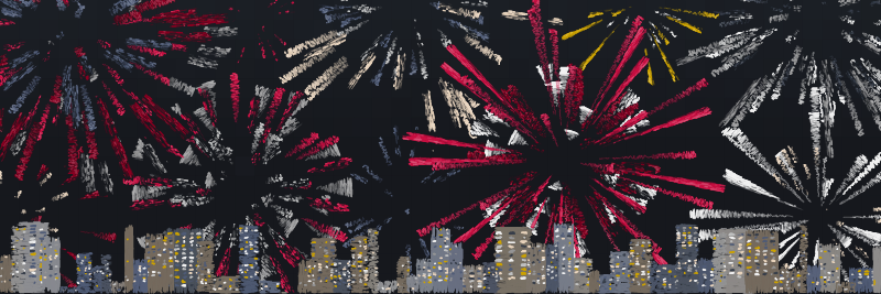 Fireworks #124 static token preview