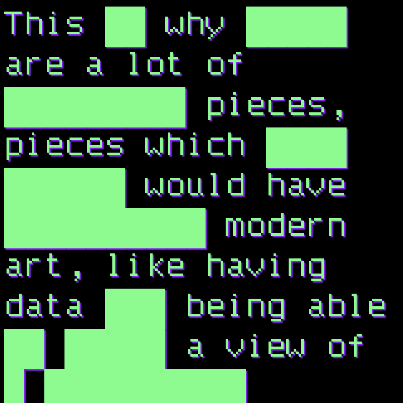 AI Sentences on Digital Art #87 static NFT preview