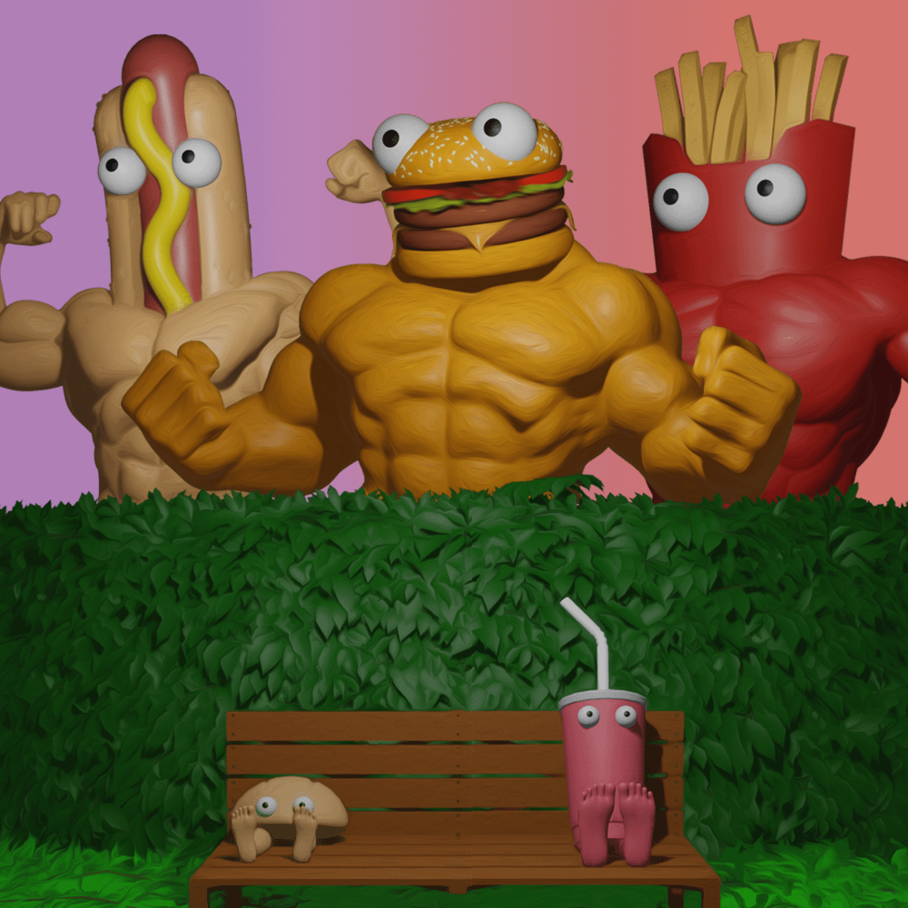 Buff Bois #124 static token preview