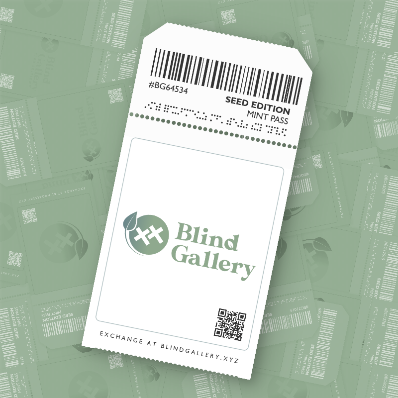 Blind Gallery Mint Pass (Seed Edition) #552 static NFT preview