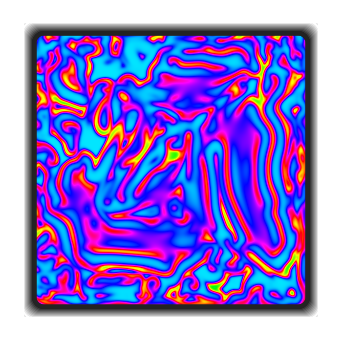 B-Z Reaction Diffusion #61 static NFT preview
