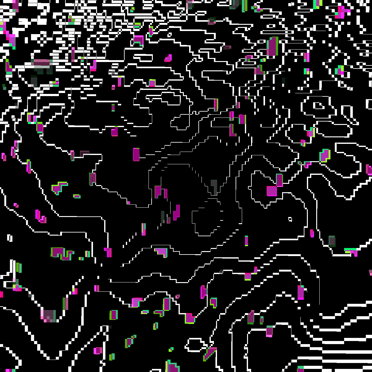 Pixel Topography #48 static token preview