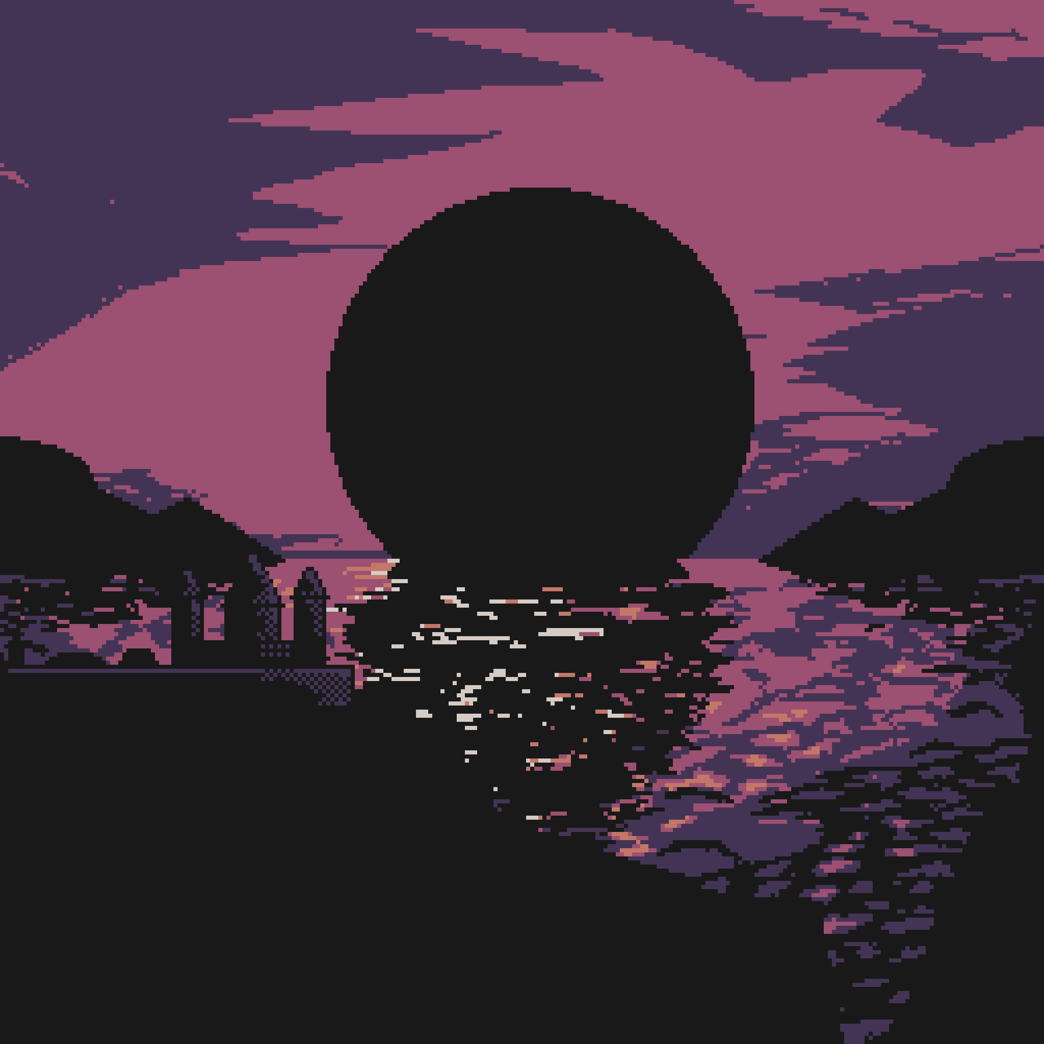 Pixel Sunset #26 static token preview