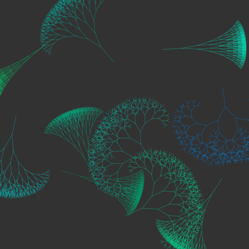 Fractal Swarm #45 static NFT preview