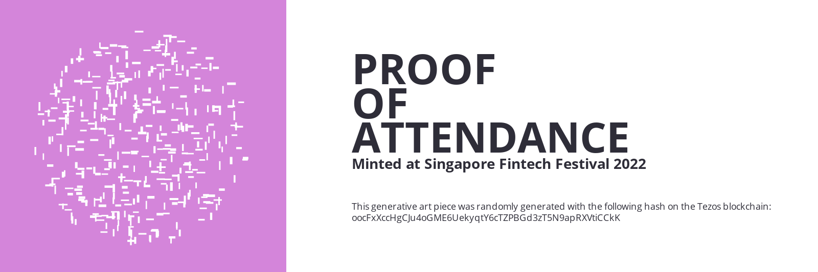 SFF2022 Proof of Attendance Token #933 static token preview