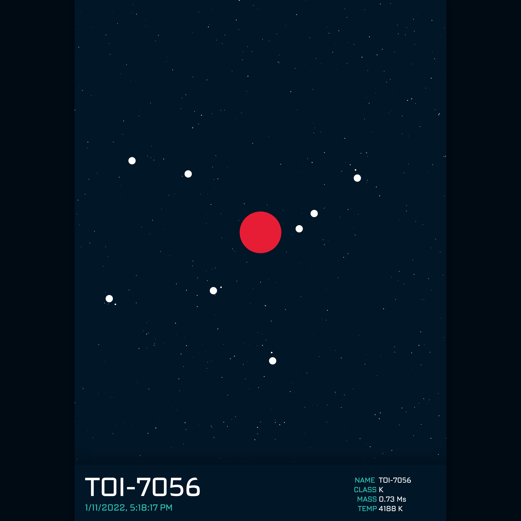 PLANETARY SYSTEM #44 static NFT preview