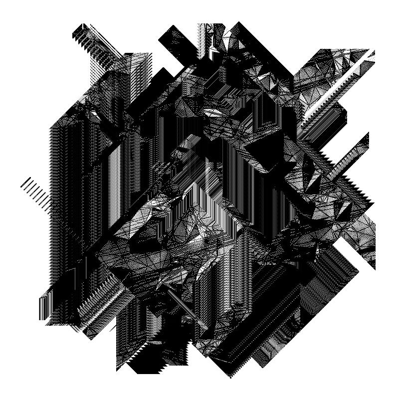 Hyper Construct I #190 static NFT preview