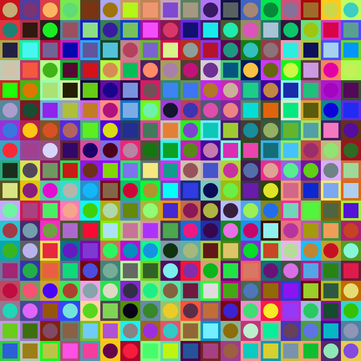 Square Dot Composition #425 static NFT preview