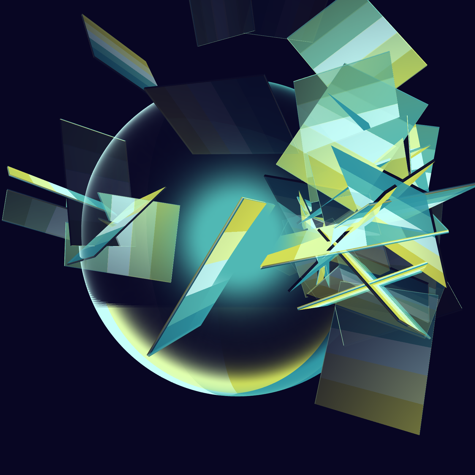 Composition with Sphere #12 static token preview