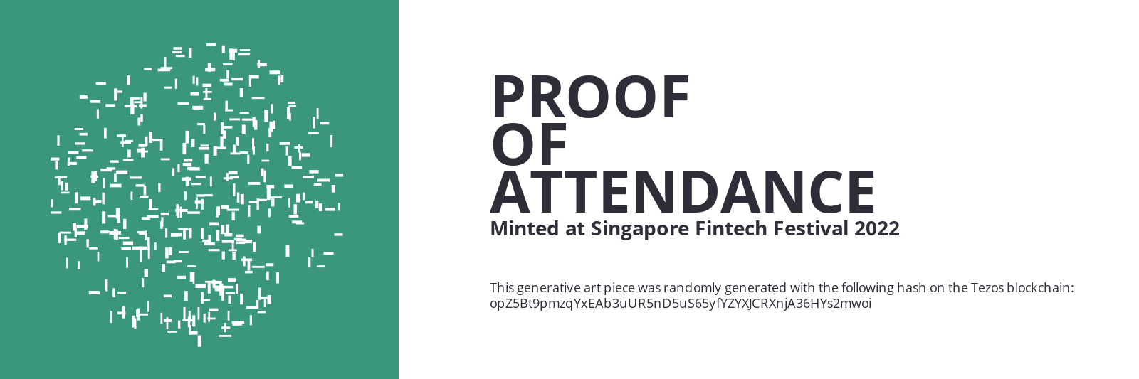 SFF2022 Proof of Attendance Token #288 static token preview
