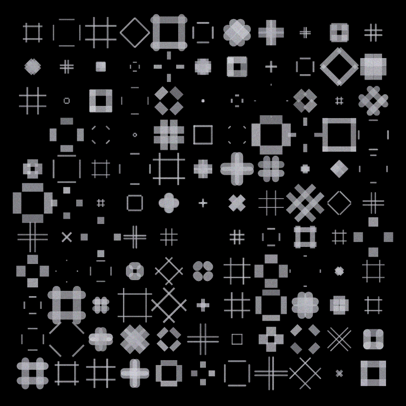 Hash Grid #78 static NFT preview