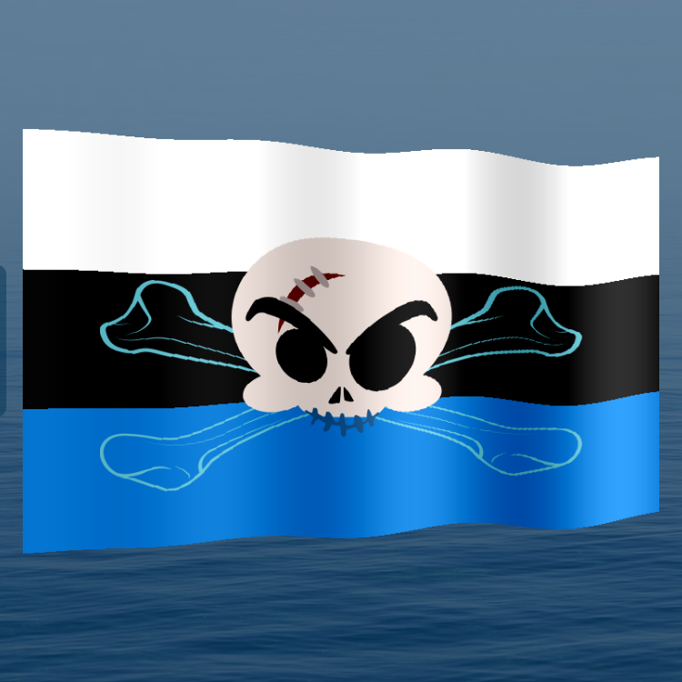 Jolly Roger Flag #174 static token preview