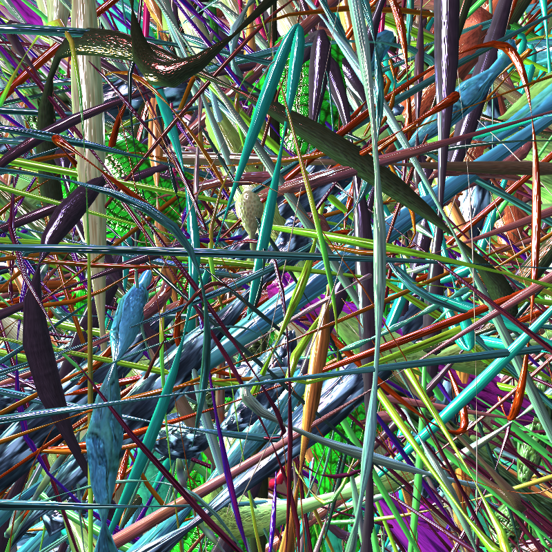 Prismatic Thickets #355 static token preview