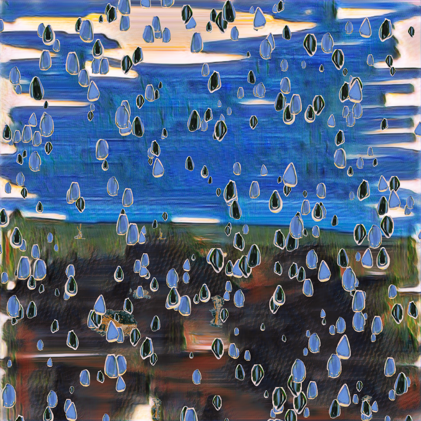 Painted Rain #65 static NFT preview