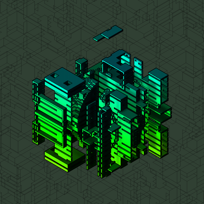 Isofrag generator series I #173 static NFT preview