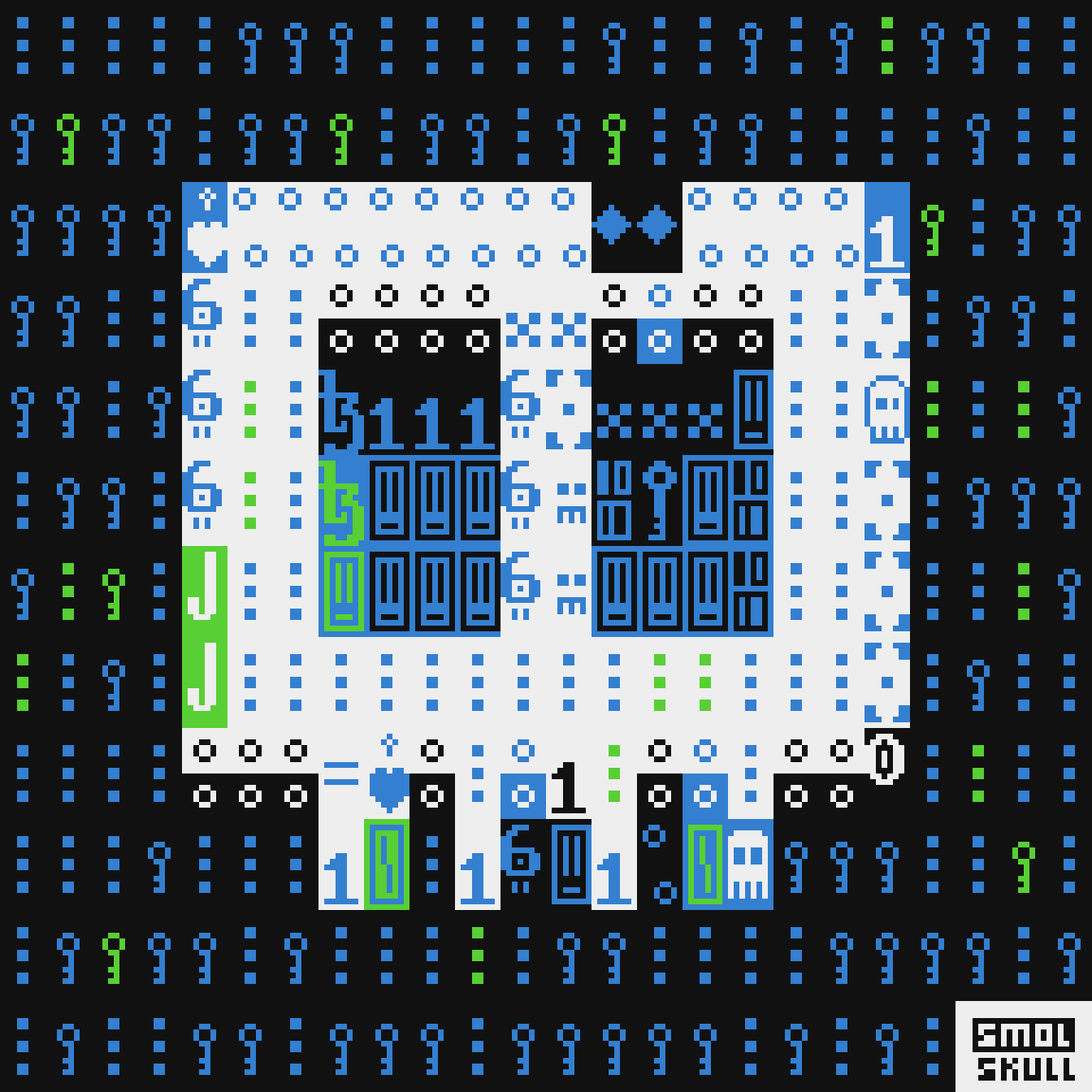ASCII-SMOLSKULL #135 static NFT preview