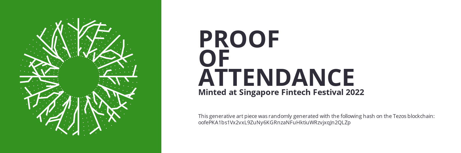 SFF2022 Proof of Attendance Token #1937 static token preview