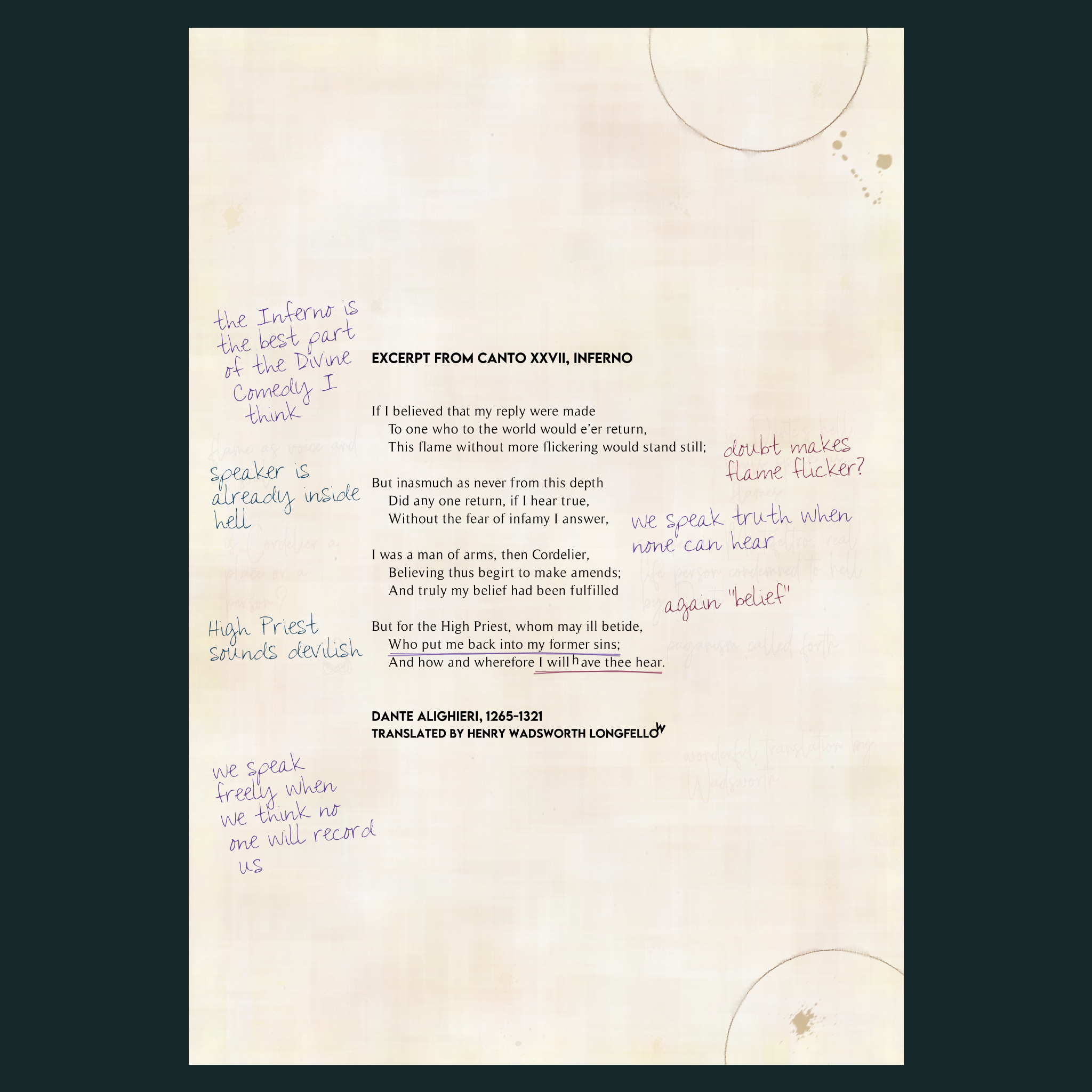 Poems in the Public Domain #158 static token preview