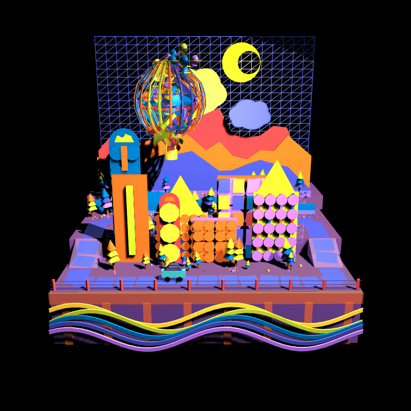 Paper Art 3D #81 static NFT preview