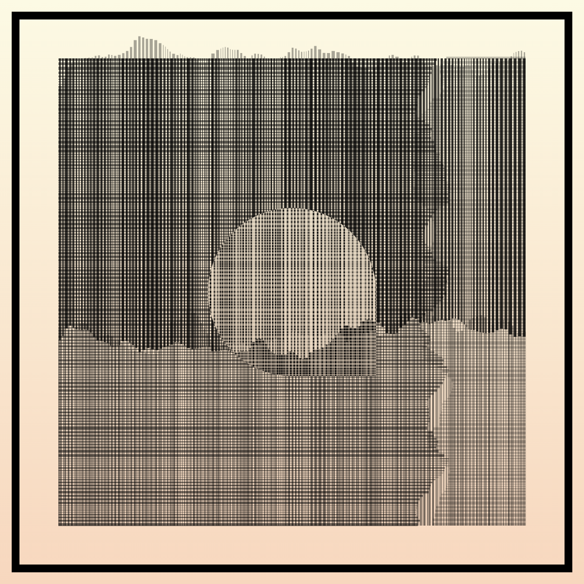 Moonlines #123 static NFT preview