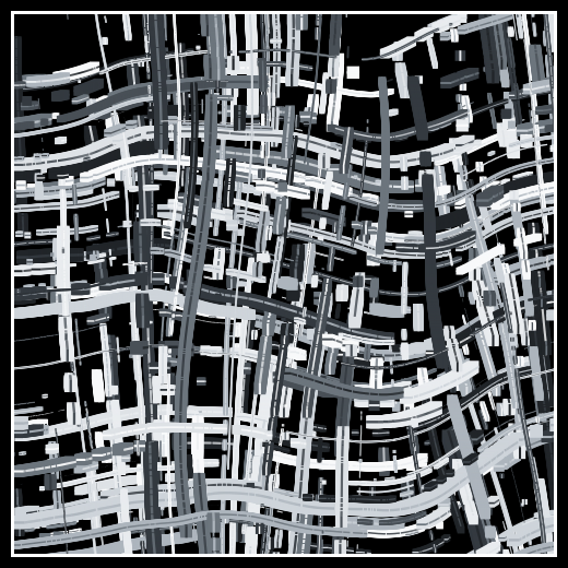 Traffic jam #55 static NFT preview