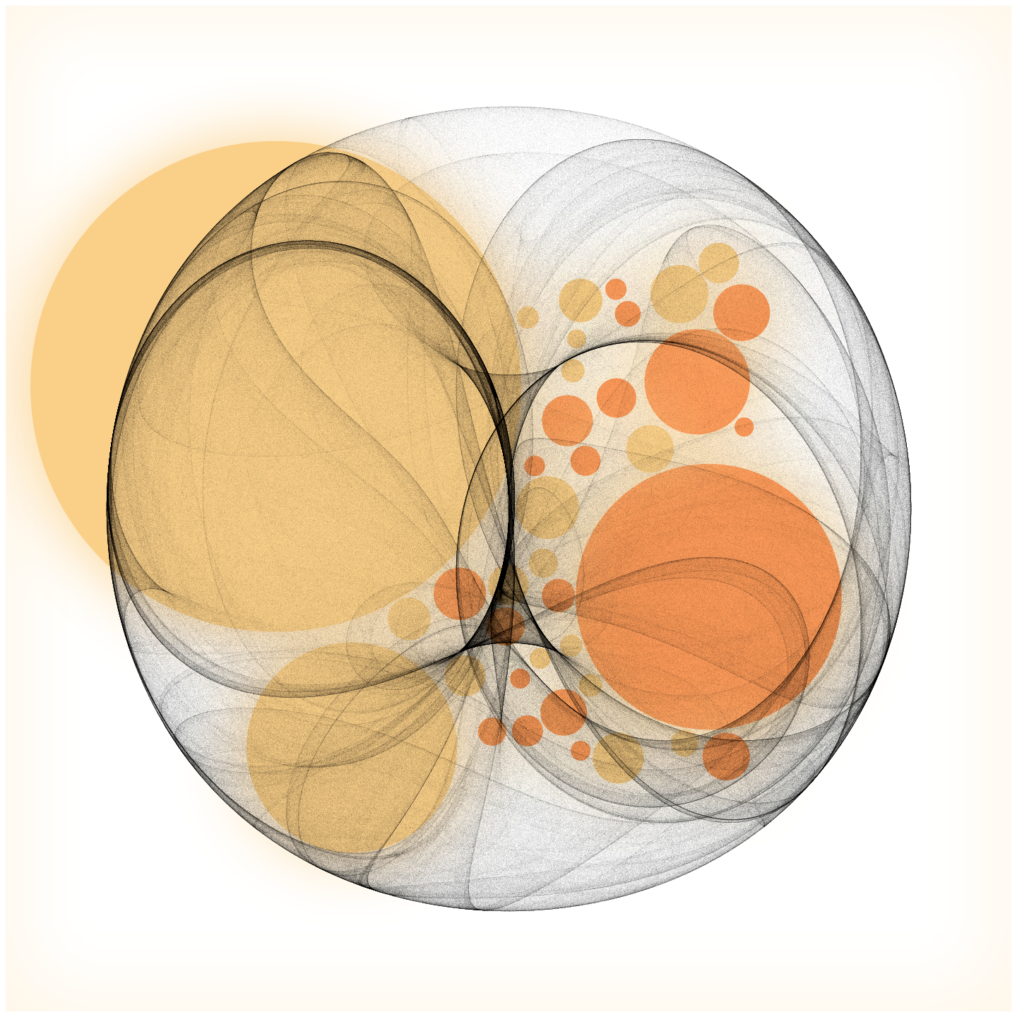 Attractors and Circles #44 static NFT preview
