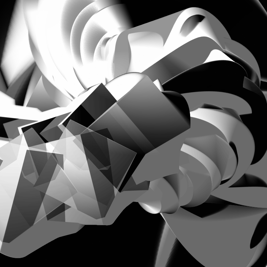 Transparent Evolving Sculpture #29 static token preview