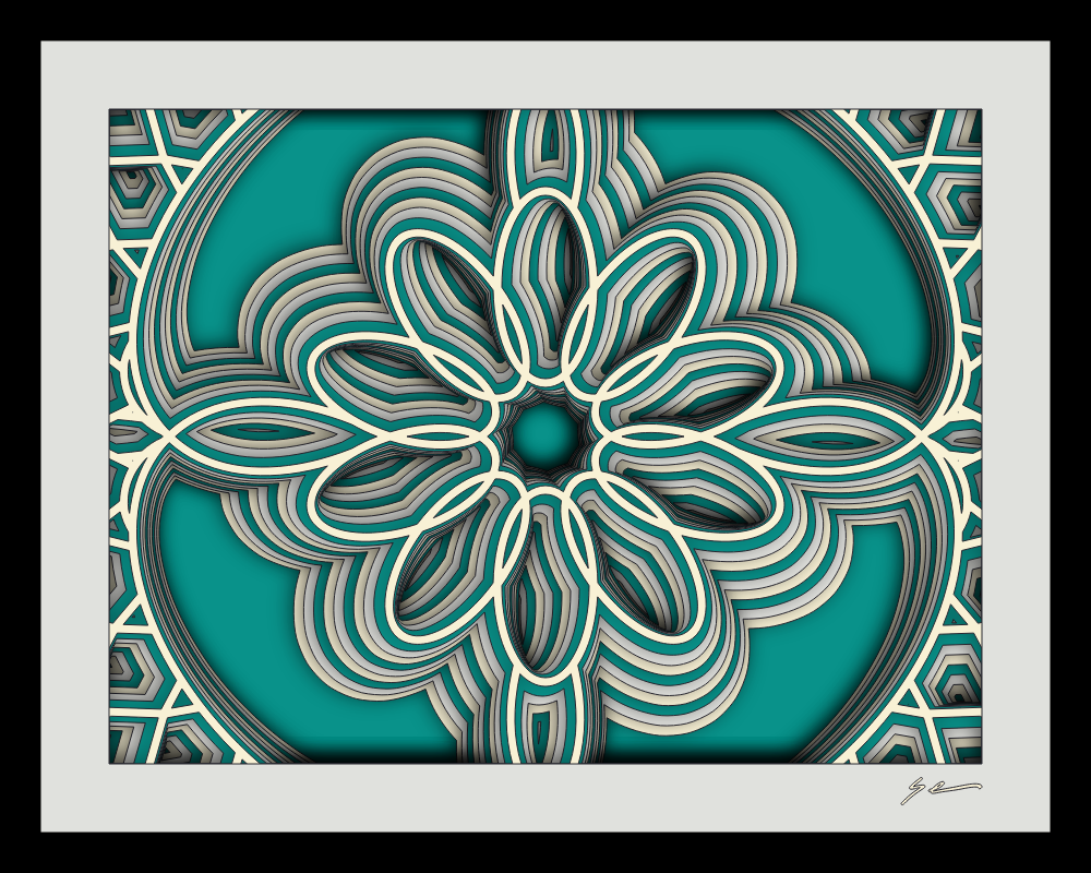 fx(mandala) #121 static NFT preview