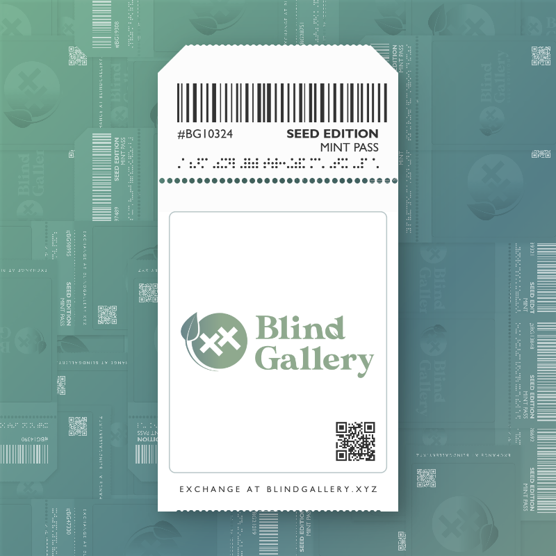 Blind Gallery Mint Pass (Seed Edition) #754 static NFT preview