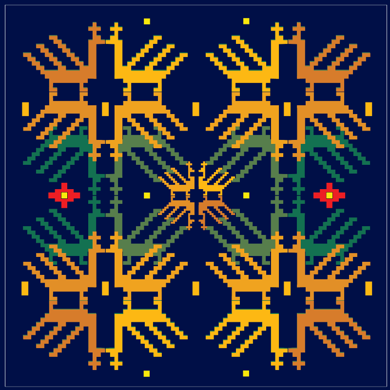 Pixel-Bird Motif #5 static token preview