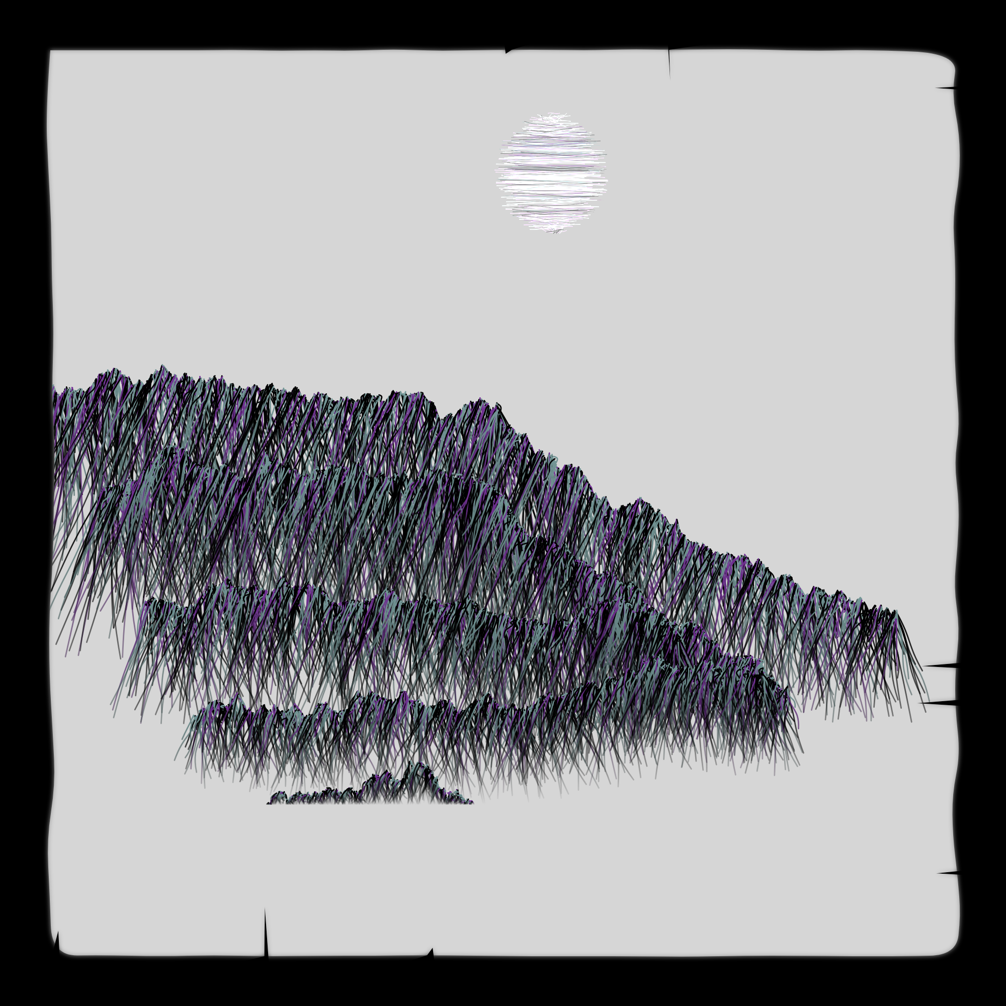 Misty Mountains #73 static NFT preview