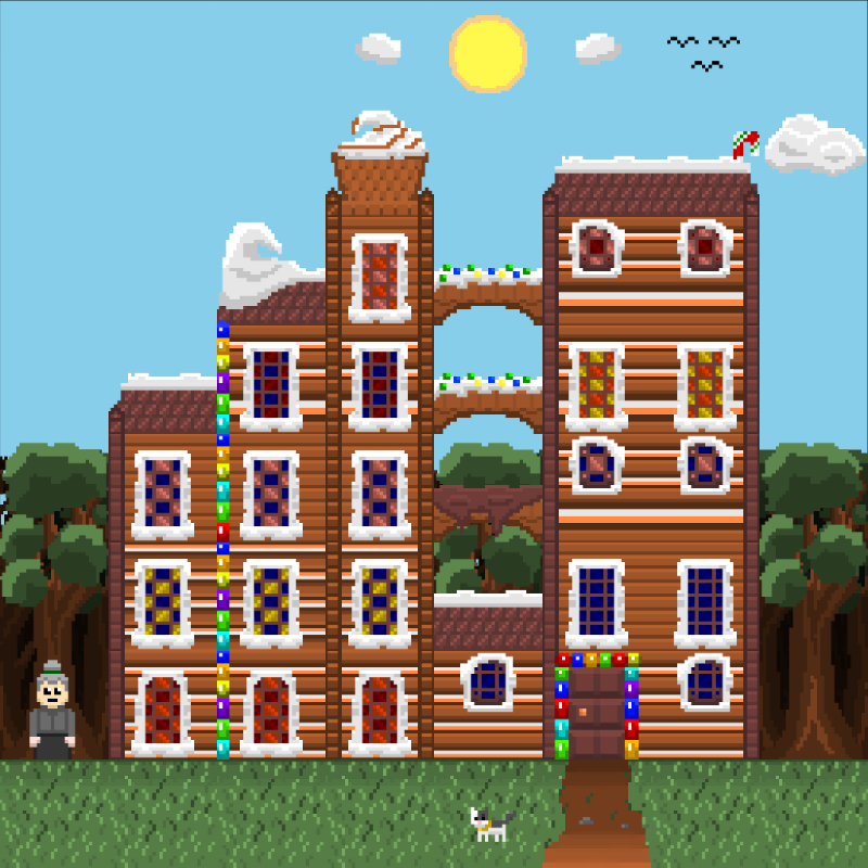 2D Mansion Candy House #103 static NFT preview