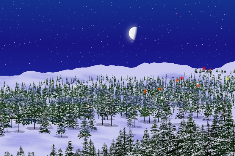 Evergreen Lights #78 static NFT preview