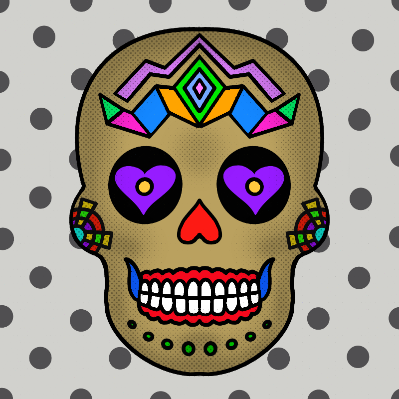 Sugar Skulls #290 static NFT preview