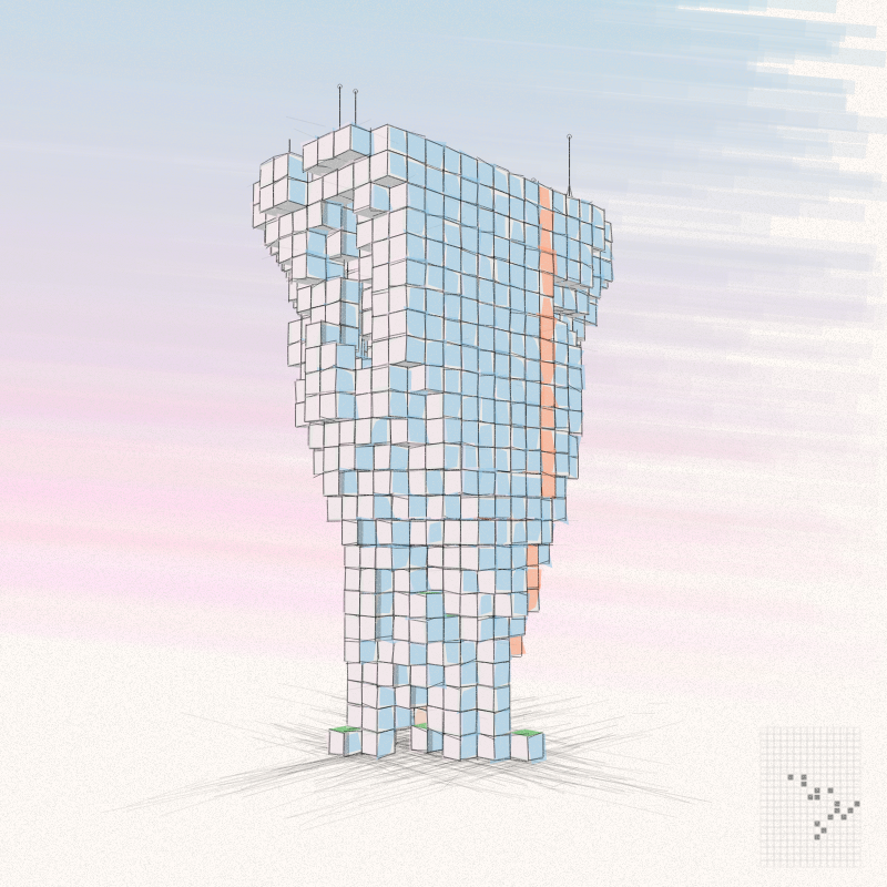 Cellular Skyscrapers #42 static token preview