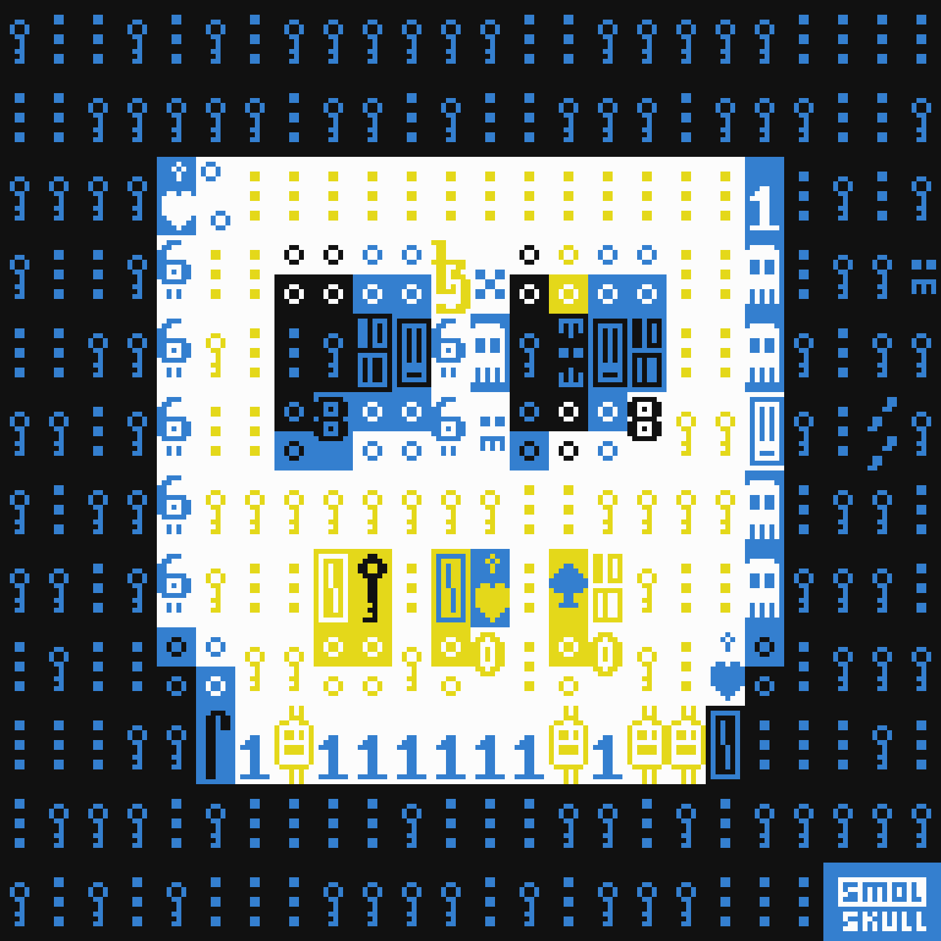ASCII-SMOLSKULL #124 static token preview