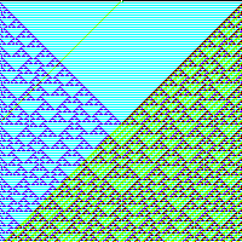 RGB Elementary Cellular Automaton #379 static token preview