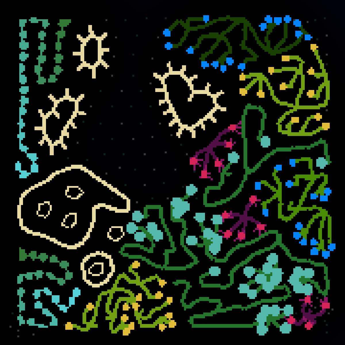 spaceplant #164 static NFT preview