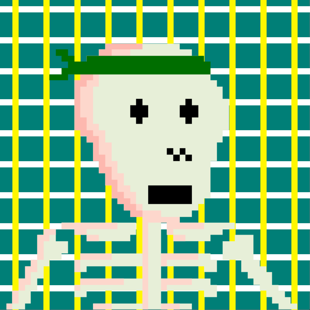 PIXEL SKULLETTI 1 #70 static NFT preview