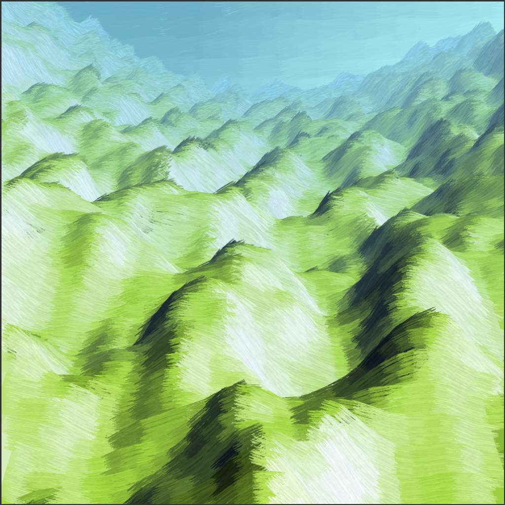 Lush Fields #122 static NFT preview