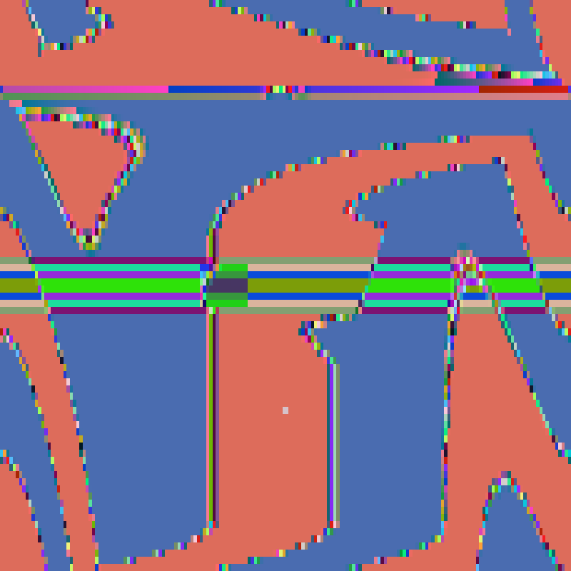 Pixel Flood #432 static NFT preview