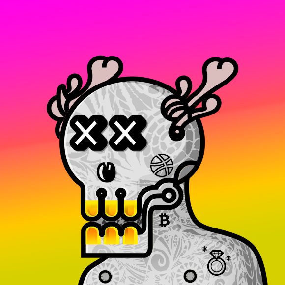 fx-Skull #103 static NFT preview