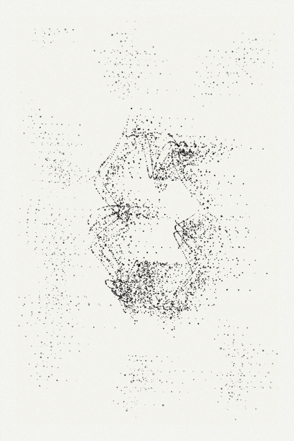 Stippled Sketch #208 static NFT preview