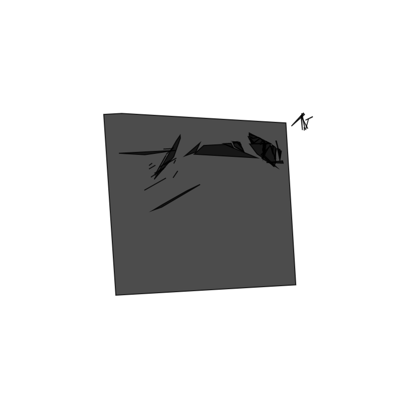 Fracture #55 static NFT preview
