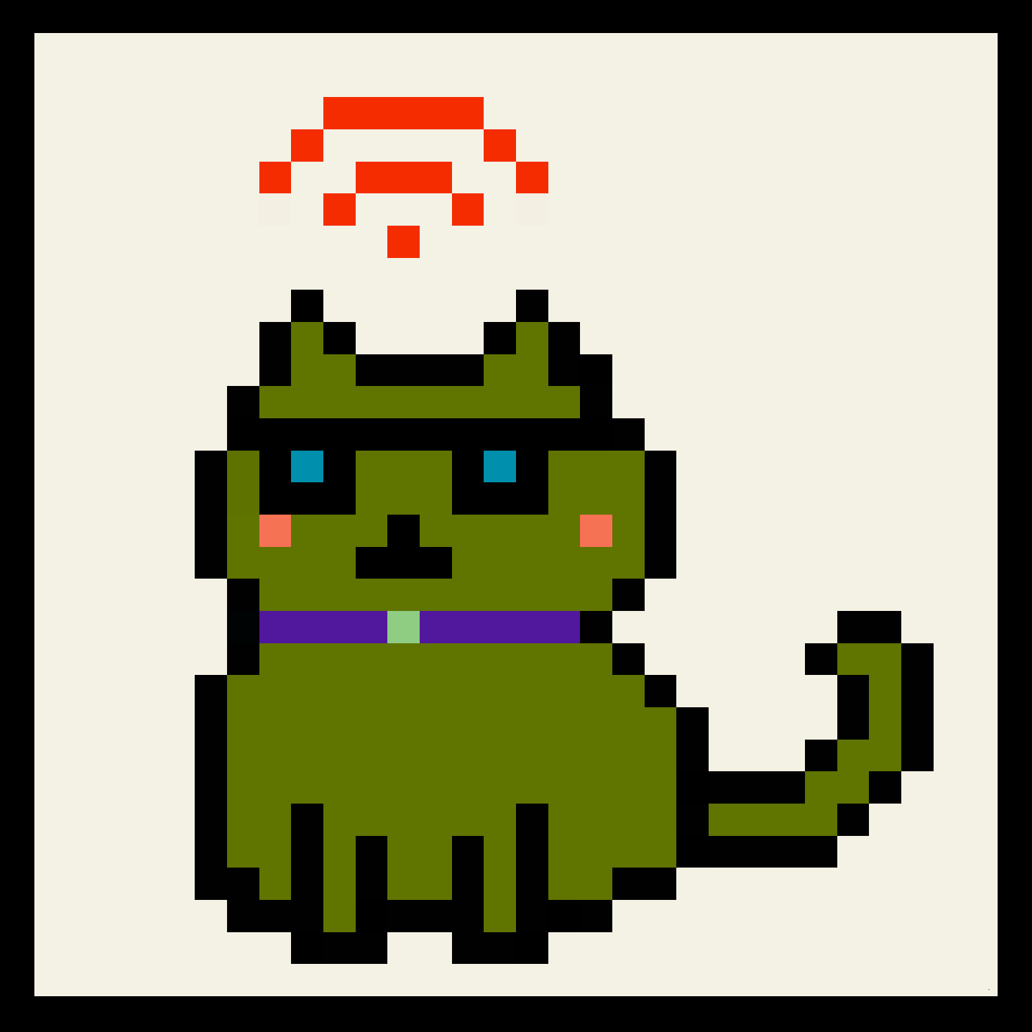 Lazy Kitties #1394 static NFT preview