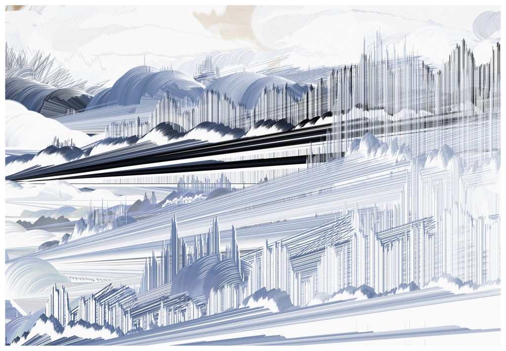 Industry on Future Clouds #187 static NFT preview